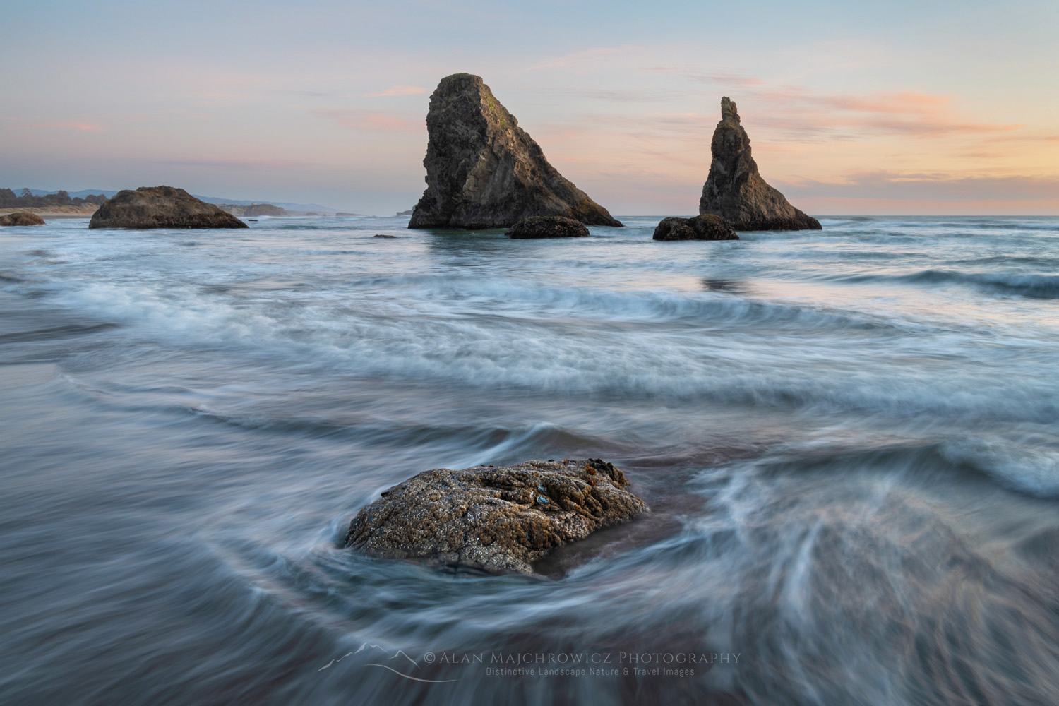 Twilight over Bandon Beach. Bandon Oregon #82734