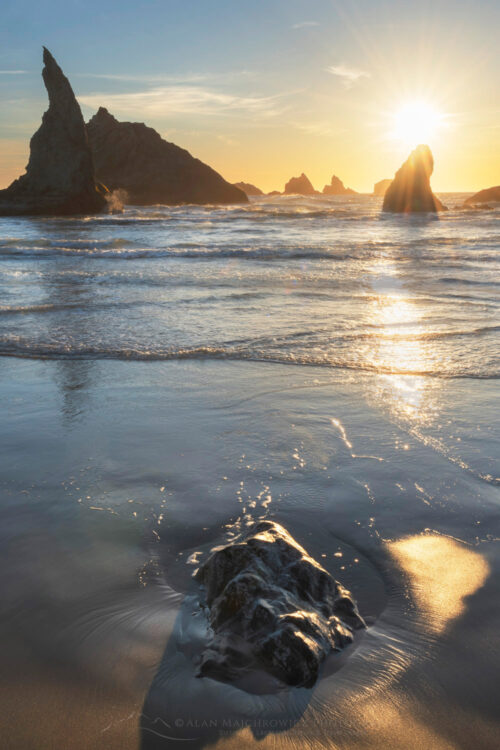 Sunset over Bandon Beach. Bandon Oregon #82686