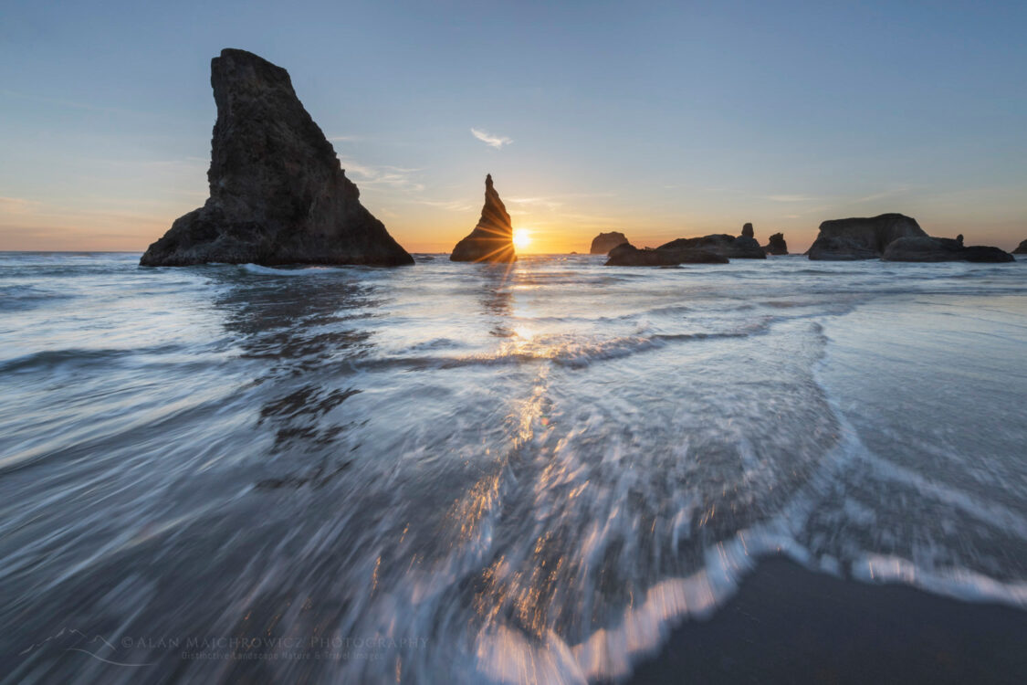 Sunset over Bandon Beach. Bandon Oregon #82705