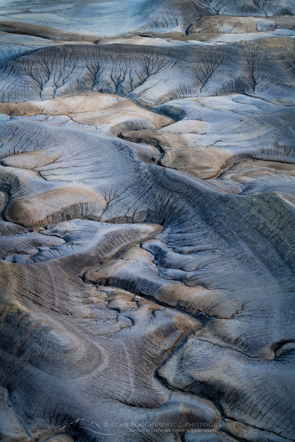Upper Blue Hills Badlands in the Caineville Desert, Utah #84832