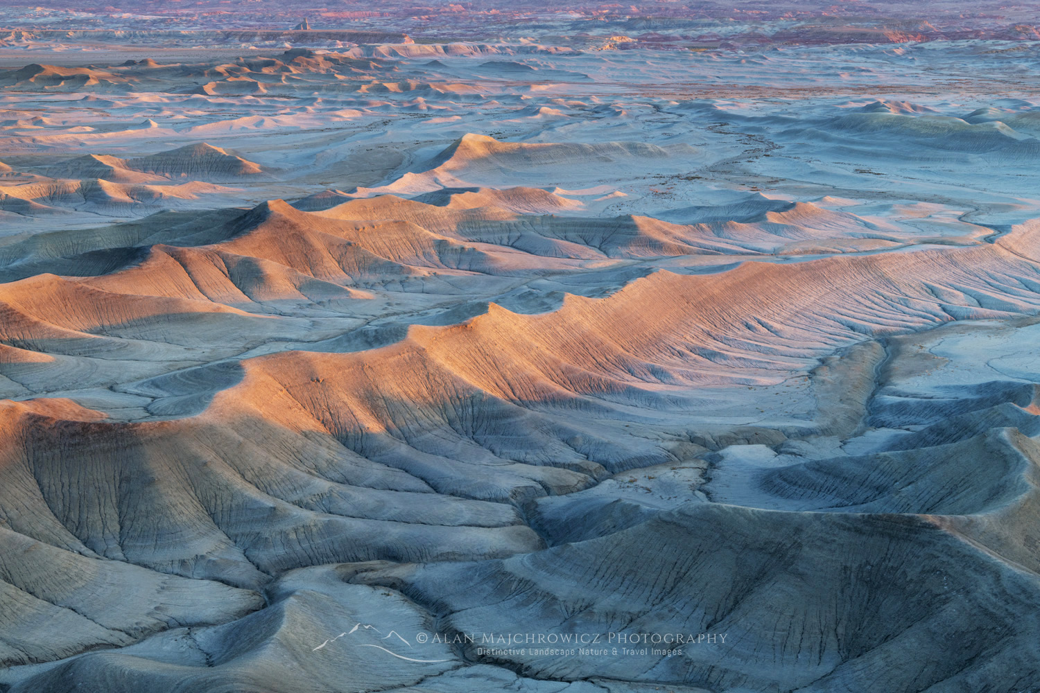 Upper Blue Hills Badlands in the Caineville Desert, Utah #84934