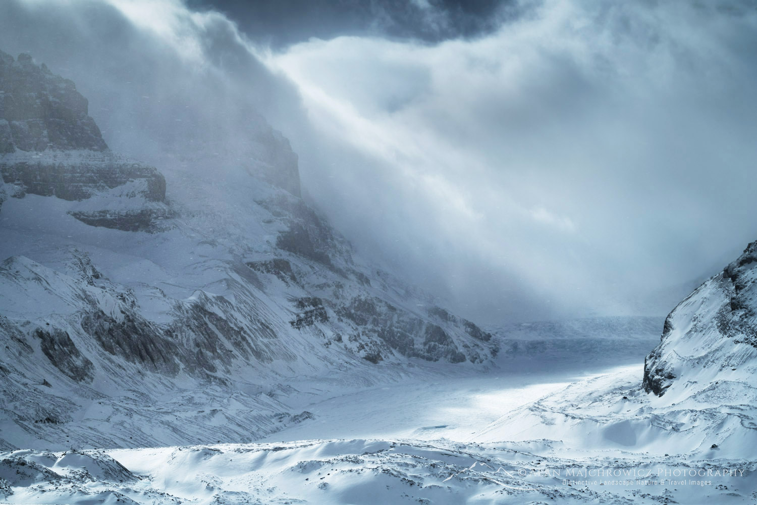 Athabasca Glacier in winter Jasper National Park Alberta Canada #82264