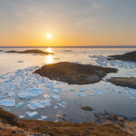 Fogo Island sunset from East Tickle, Newfoundland and Labrador Canada #80143