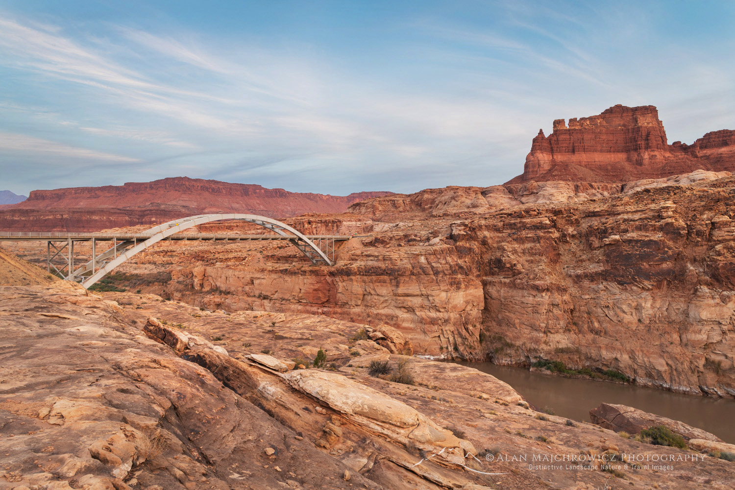 Hite Crossing Bridge over the Colorado River. Glen Canyon National Recreation Area #85128