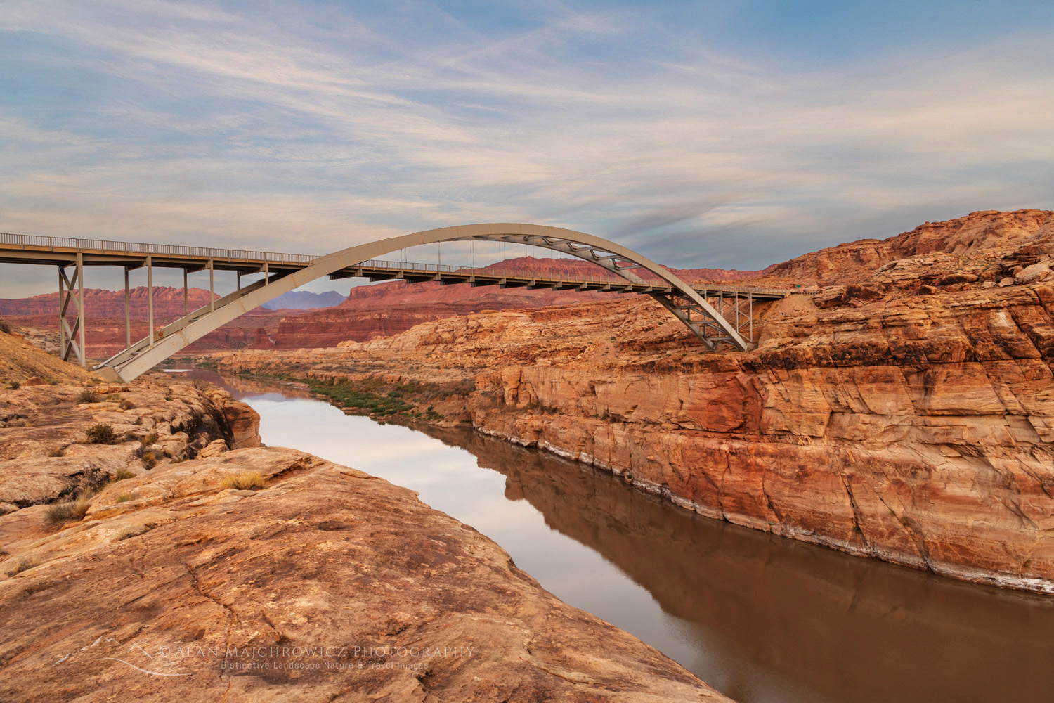 Hite Crossing Bridge over the Colorado River. Glen Canyon National Recreation Area #85130