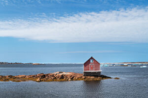 Fishing stage, Joe Batts's Arm, Fogo Island, Newfoundland and Labrador Canada #80095