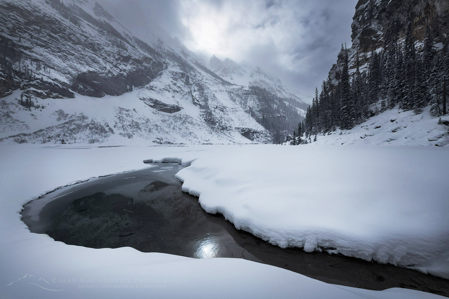 Winter storm at Lake Louise Banff National Park Alberta Canada #82422