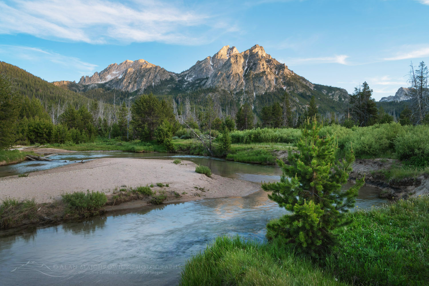 McGown Peak and Stanley Lake Creek Sawtooth Mountains Idaho #83508