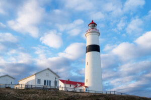 Point Amour Lighthouse Provincial Historic Site on the south coast of Labrador, Newfoundland and Labrador Canada #80274