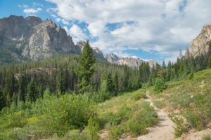 Redfish Creek Canyon Trail Sawtooth Mountains Idaho #65998