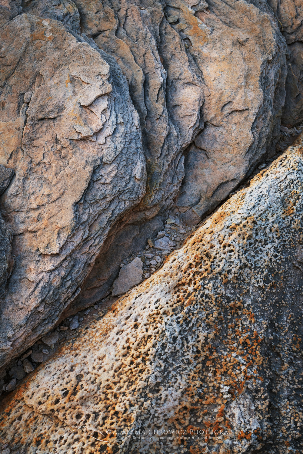 Closeup of patterns in sandstone. Glen Canyon National Recreation Area, Utah #85089