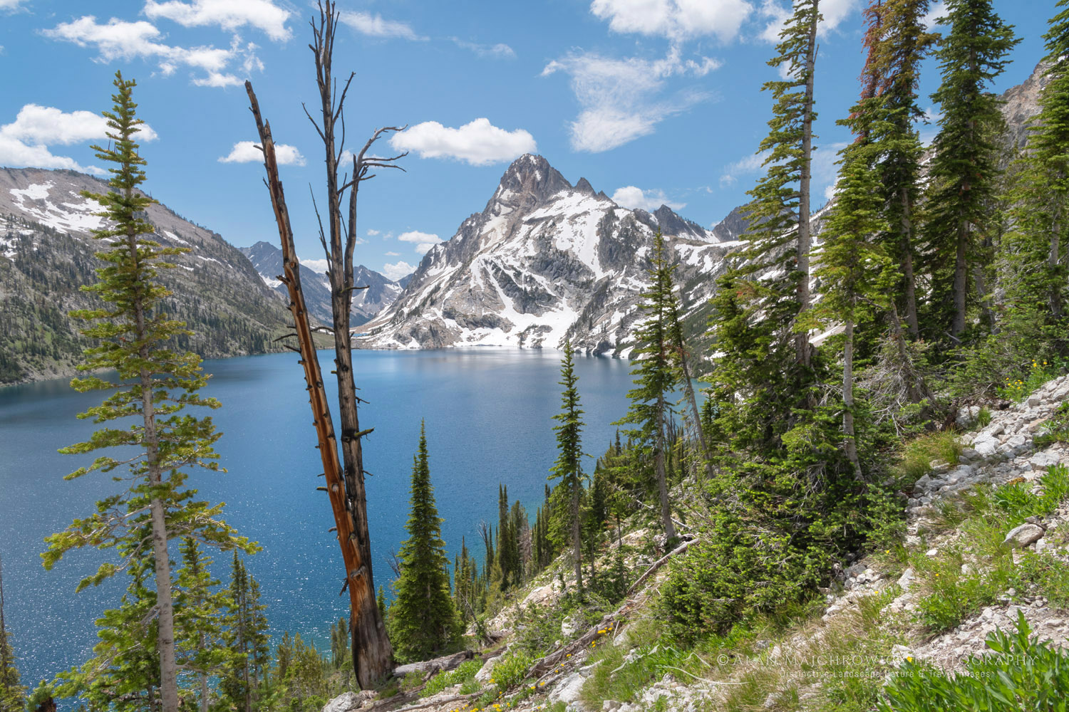 Sawtooth Lake and Mount Regan. Sawtooth Wilderness, Idaho #83557