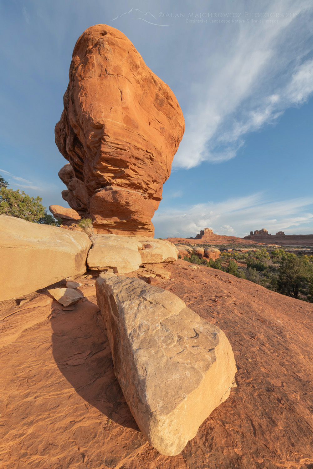 sunset at Wooden Shoe Arch Overlook, Needles District, Canyonlands National Park Utah #85323