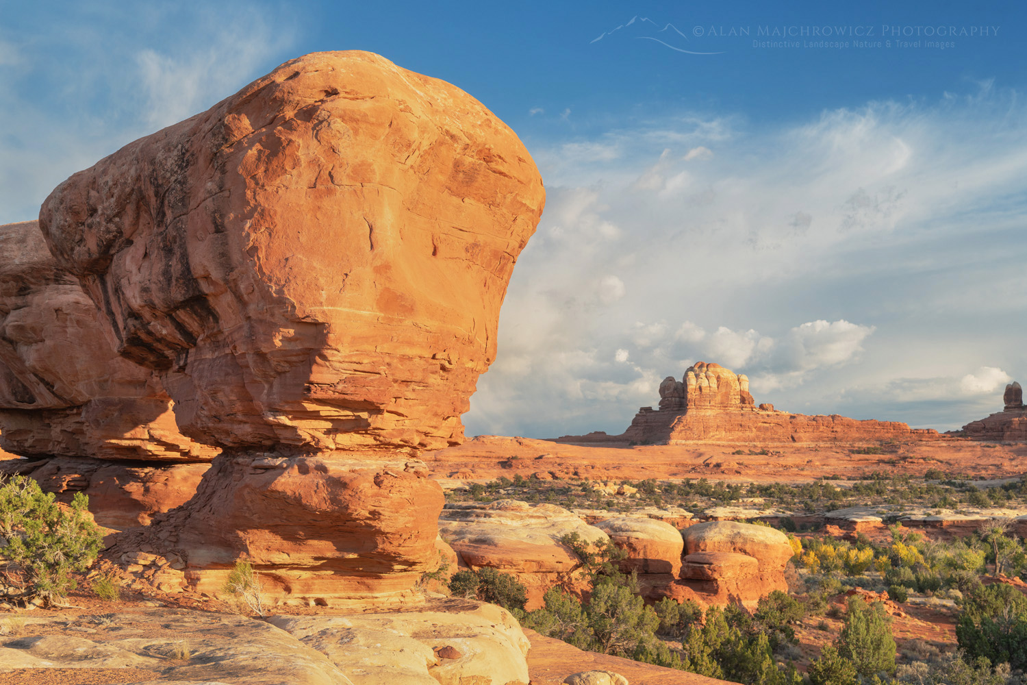 sunset at Wooden Shoe Arch Overlook, Needles District, Canyonlands National Park Utah #85331