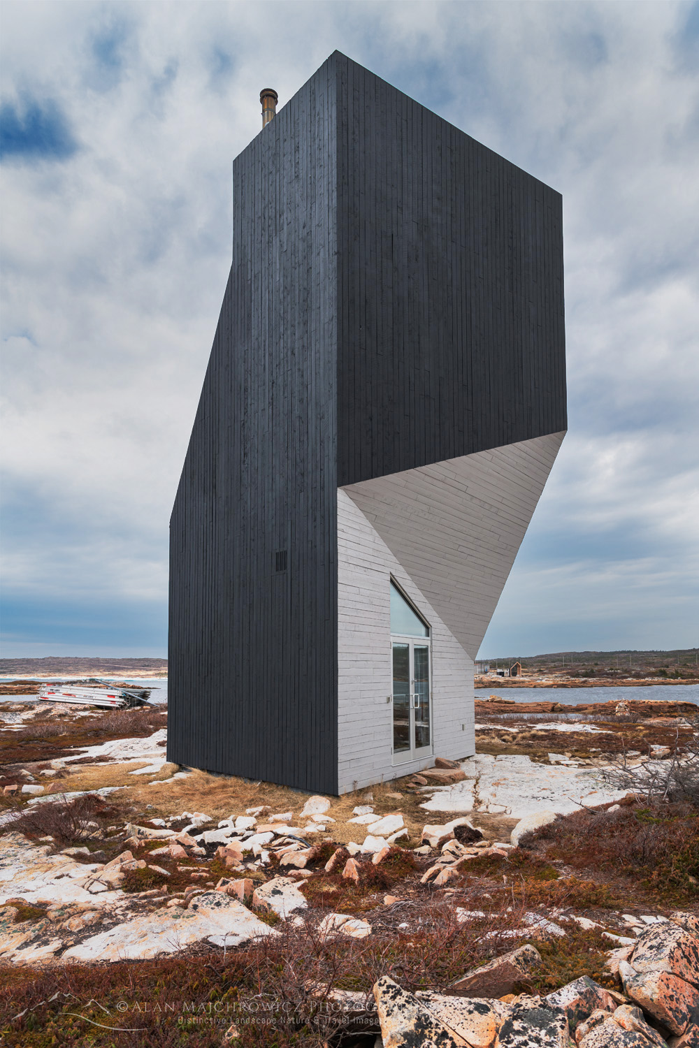 Tower Studio, one of six artist's studios designed by Todd Saunders on Fogo Island Newfoundland and Labrador Canada #80072