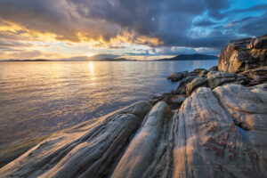 Samish Bay Sunset Larrabee State Park, Washington State #81881