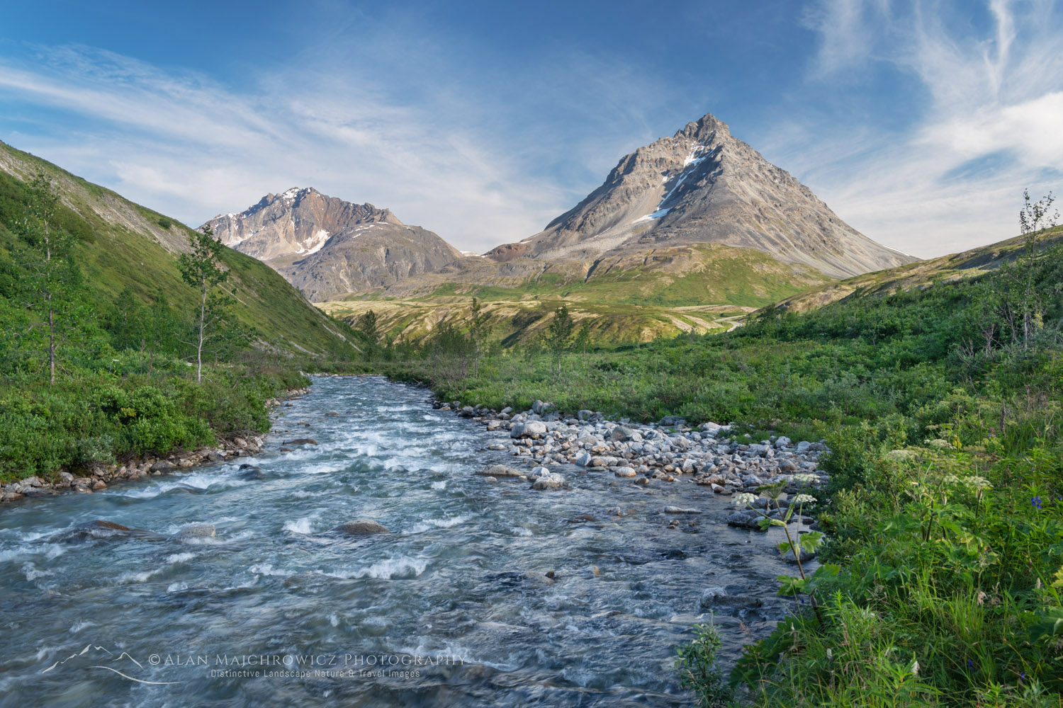 Glave Peak is the highest summit of the Three Guardsmen. Alsek Range, the southeasternmost subdivision of the Saint Elias Mountains. British Columbia. #86834