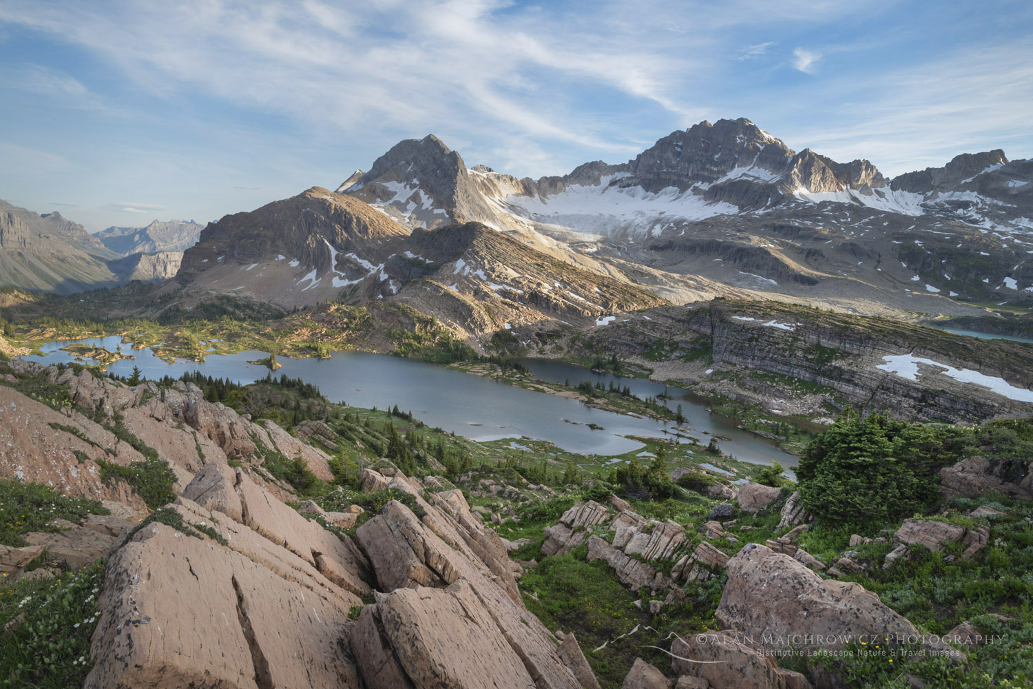 Limestone Lakes Basin in Height of the Rockies Provincial Park British Columbia #86421