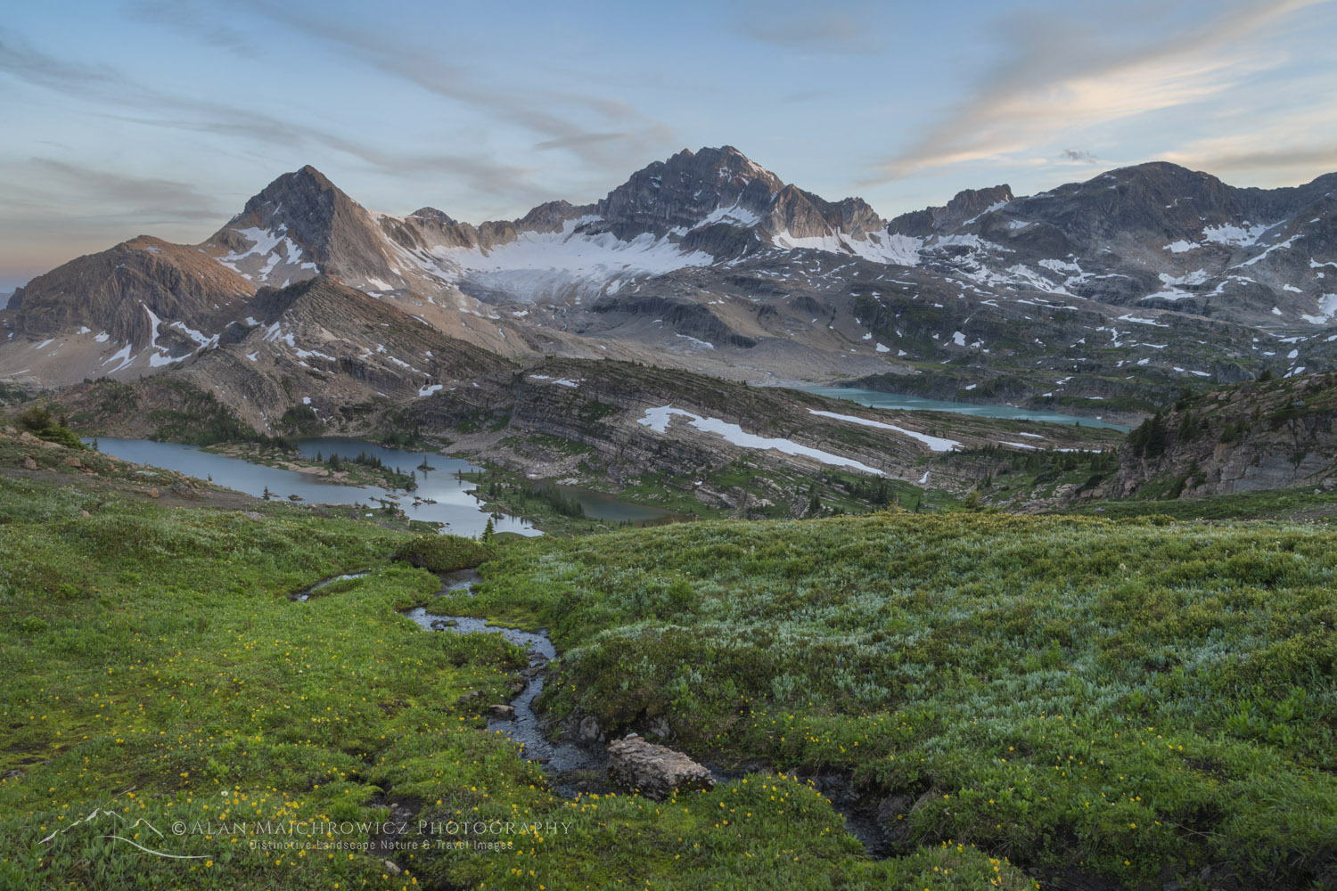 Limestone Lakes Basin. Height of the Rockies Provincial Park British Columbia #86460