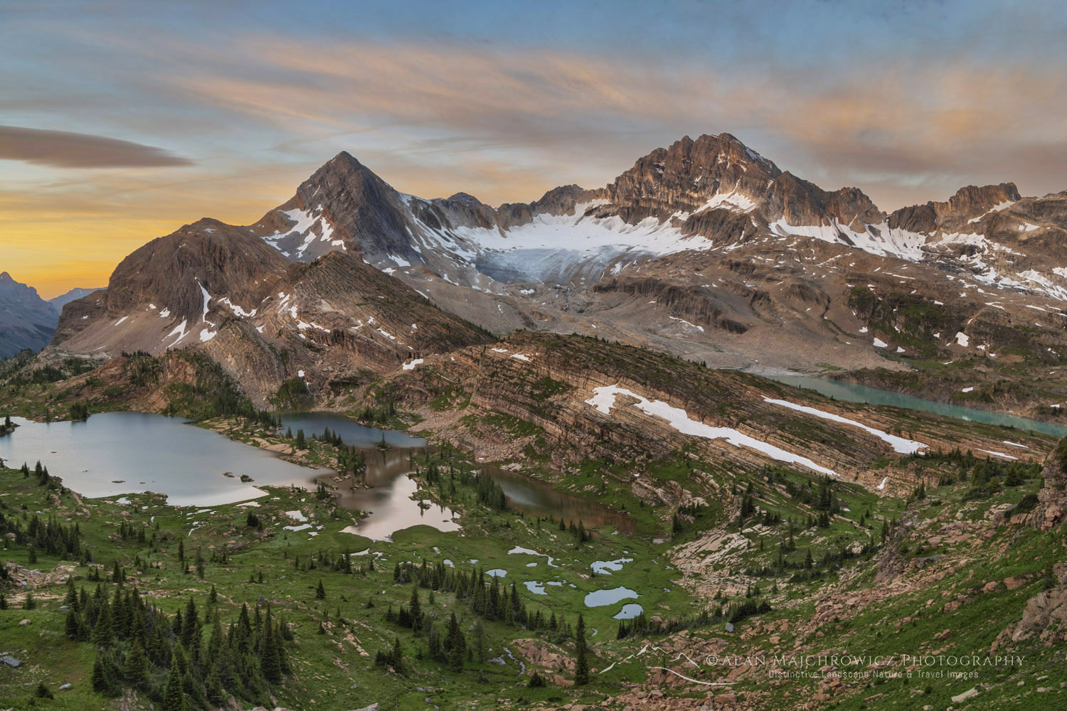 Limestone Lakes basin, Height of the Rockies Provincial Park British Columbia #86593