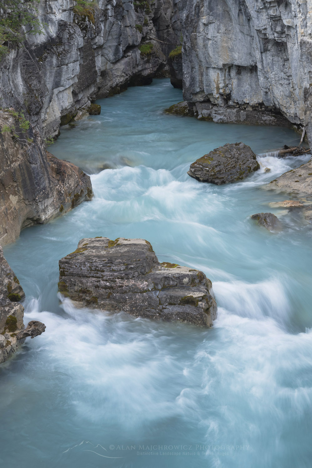 Vermillion River at the exit of Marble Canyon. Kootenay Natioanl Park British Columbia #86330