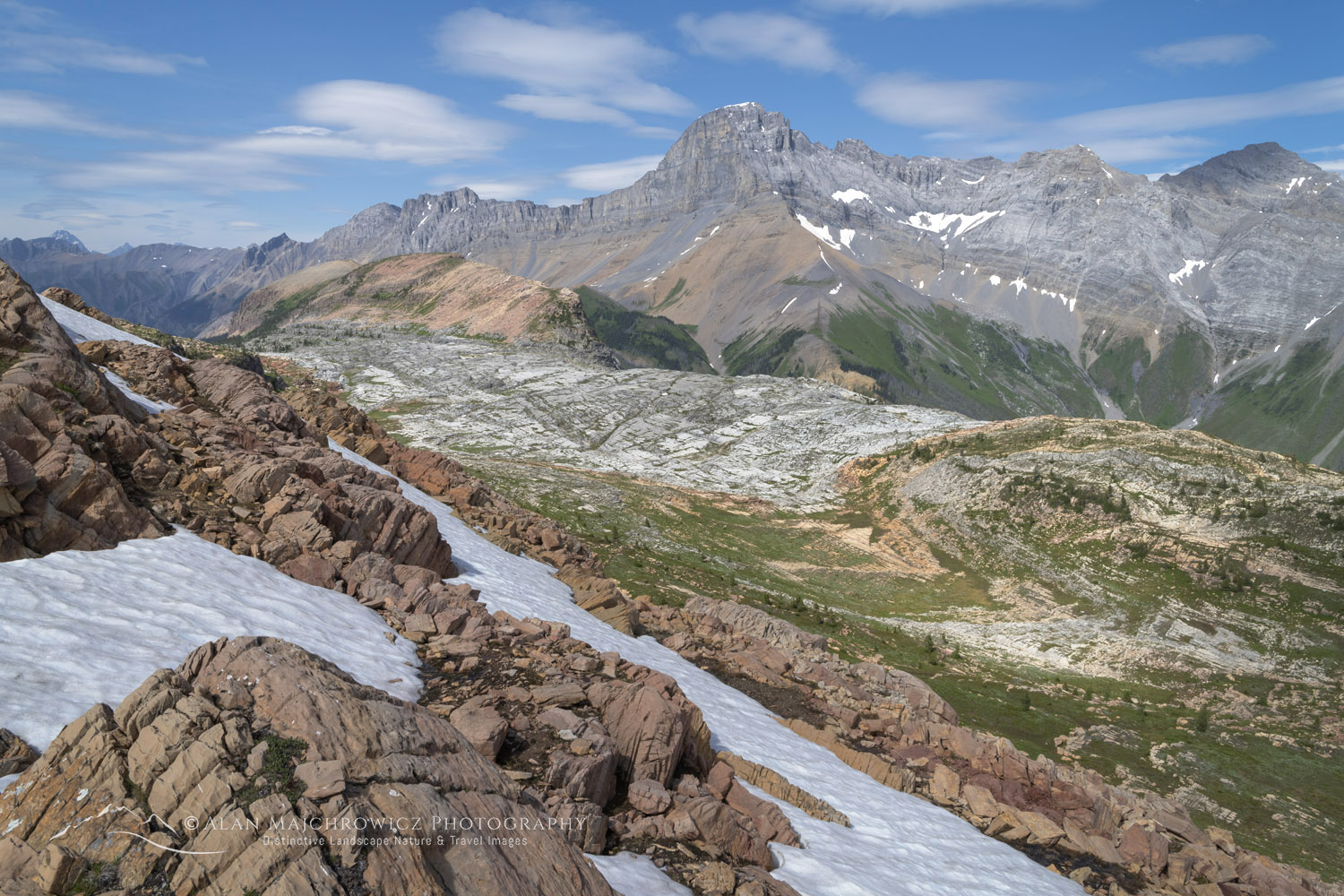 Mount Joffre seen from Limestone Lakes Basin in Height of the Rockies Provincial Park British Columbia #86401