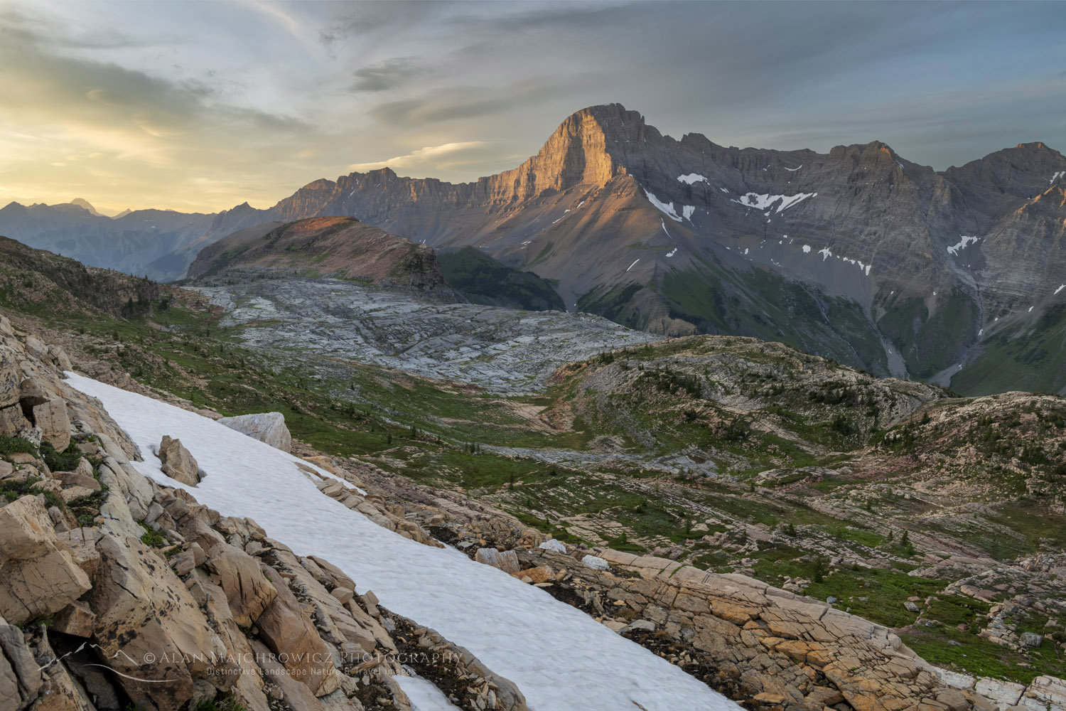 Mount Joffre seen from Limestone Lakes Basin in Height of the Rockies Provincial Park British Columbia #86453
