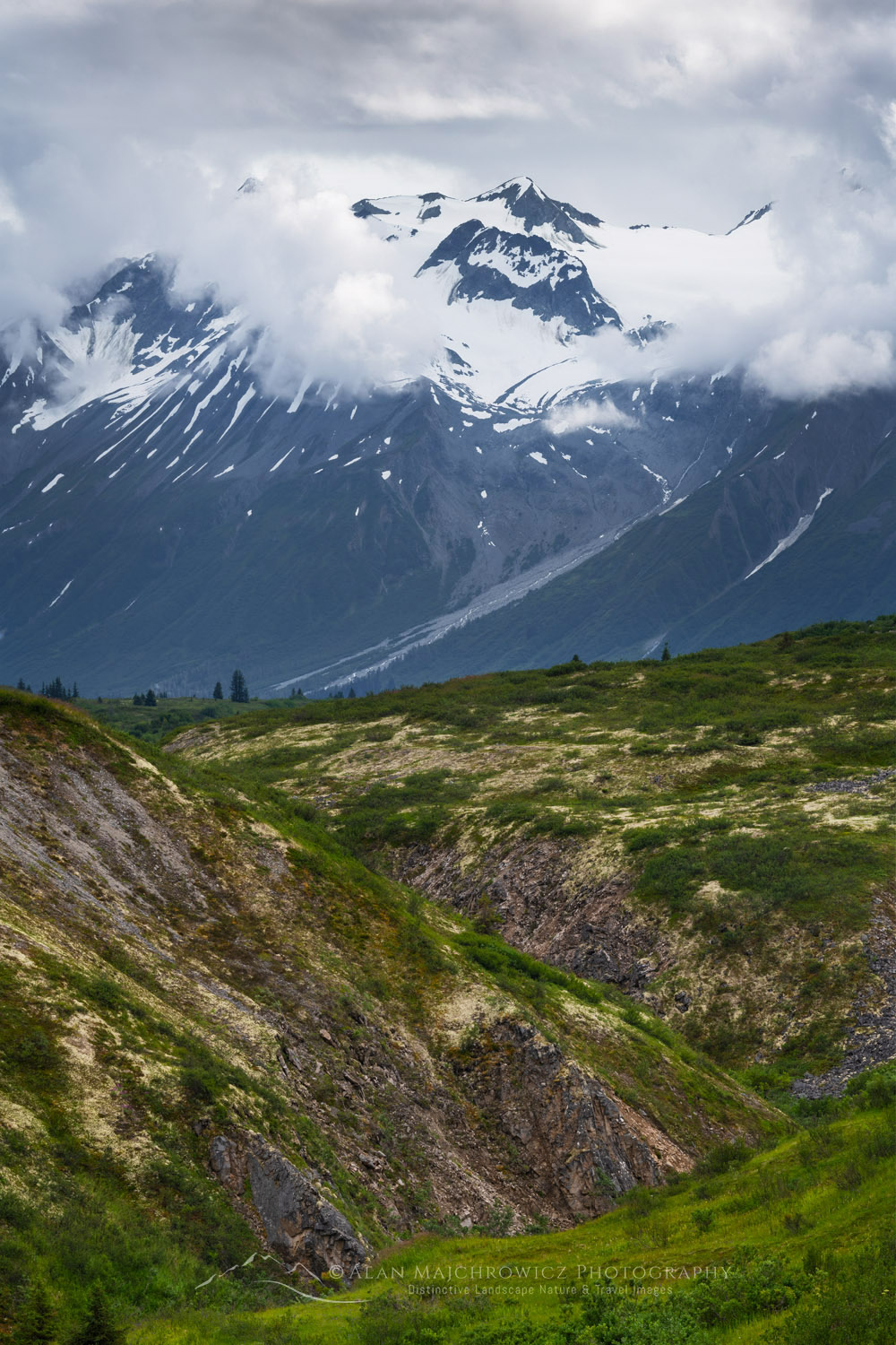 Jarvis Peak, Alsek Range, southeasternmost subdivision of the Saint Elias Mountains. Tatshenshini-Alsek Park, British Columbia #86824