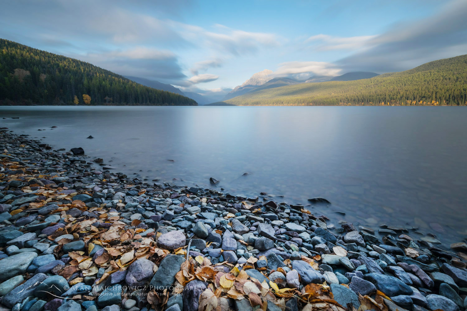 Bowman Lake Glacier National Park Montana