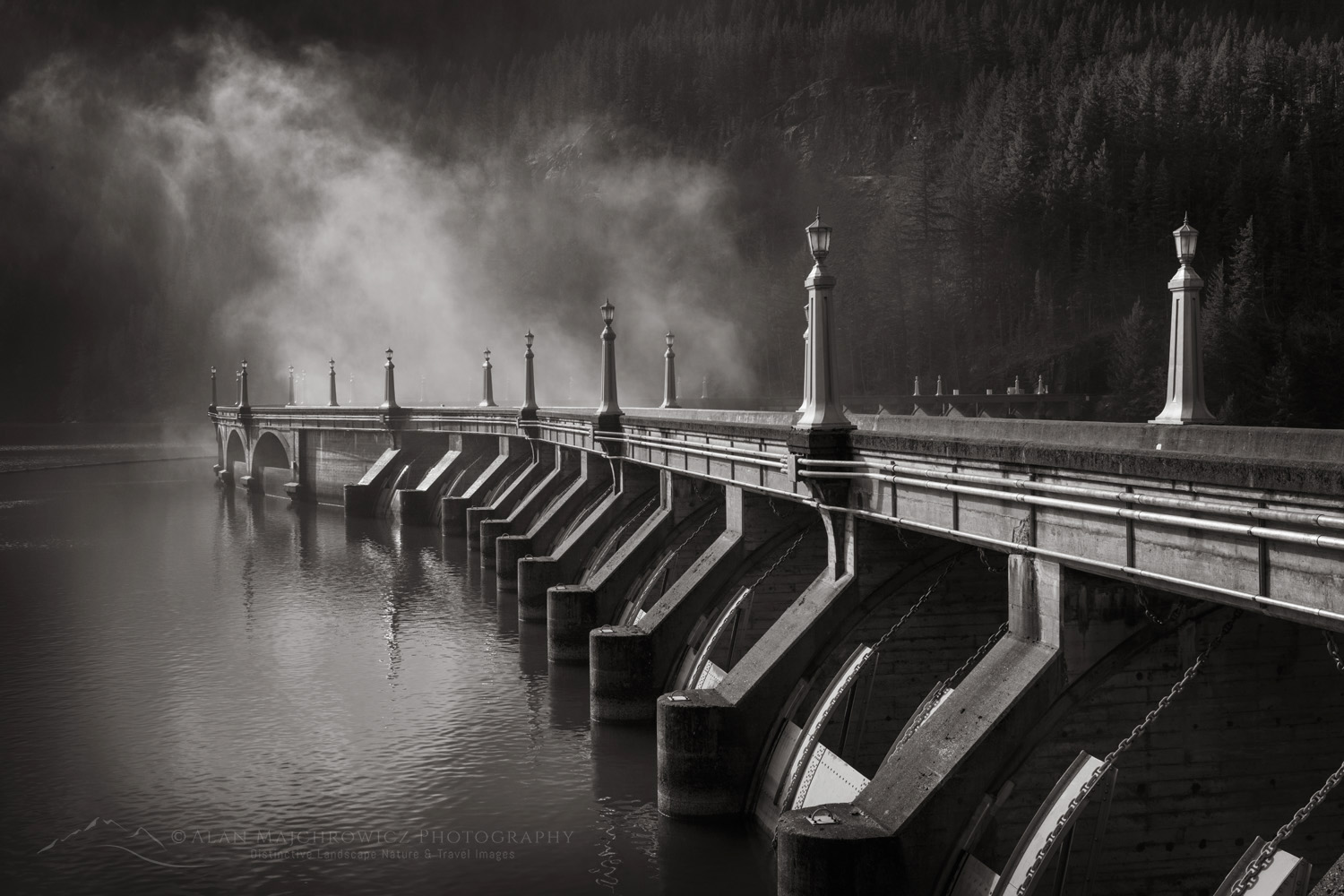 Diablo Dam, North Cascades, Washington #85533bw