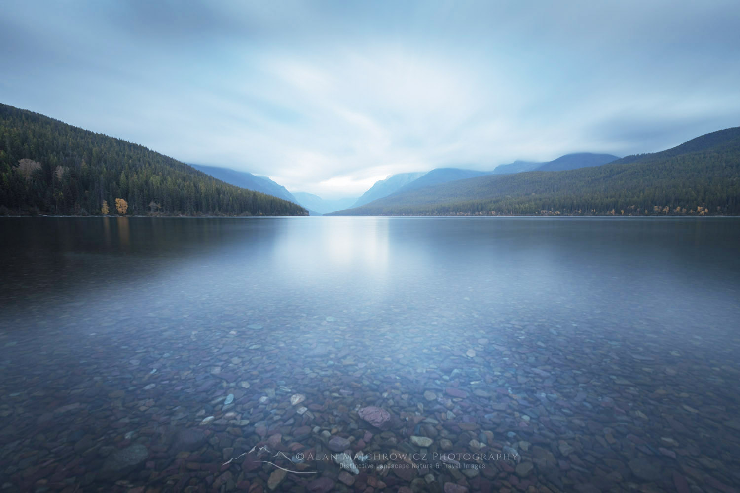 Bowman Lake Glacier National Park Montana #87478