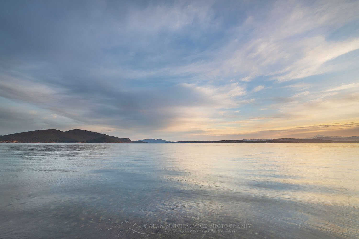 Cypress Island and Guemes Channel, San Juan Islands, Washington #70771