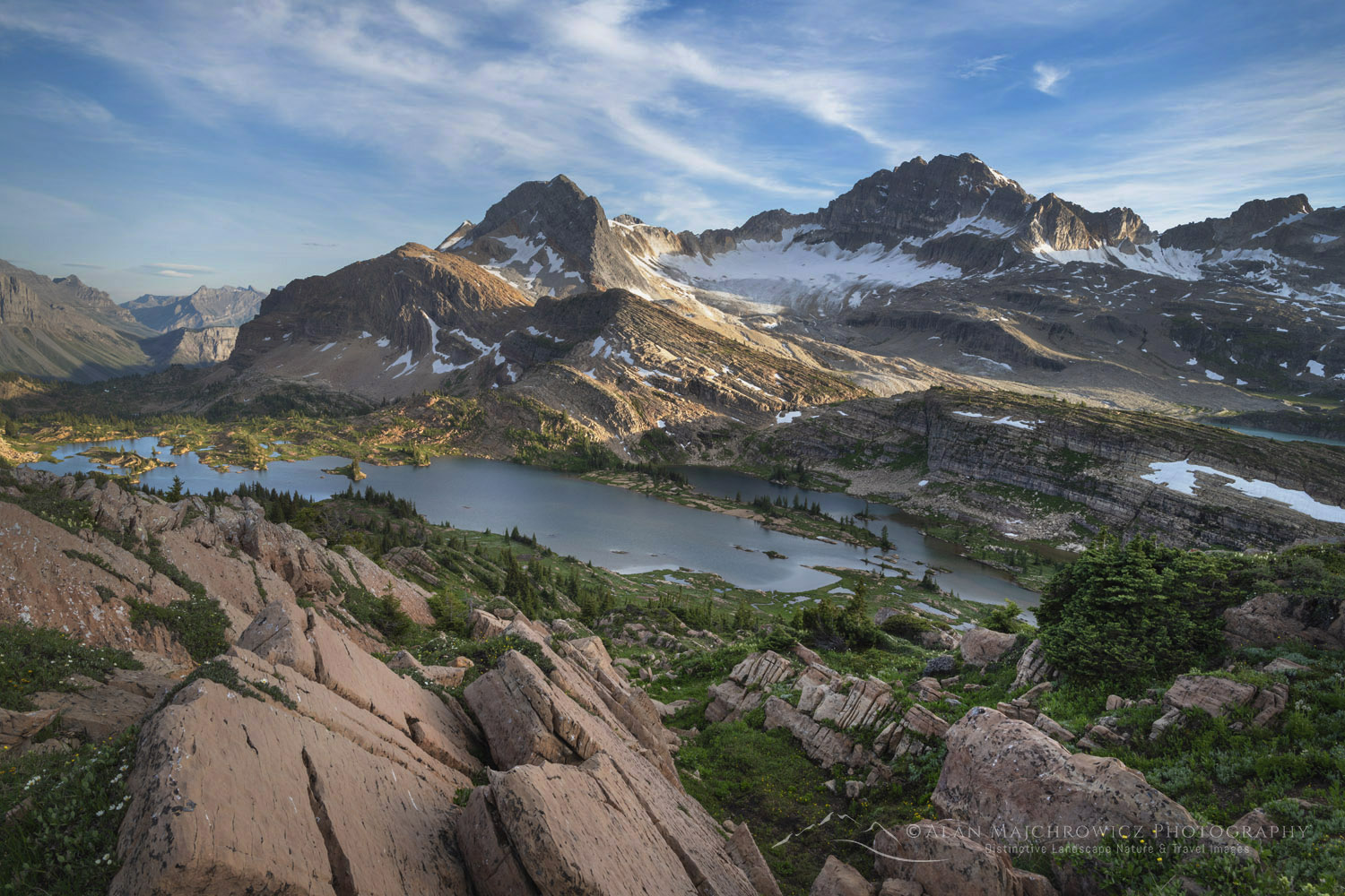 Limestone Lakes Basin in Height of the Rockies Provincial Park, British Columbia #86421