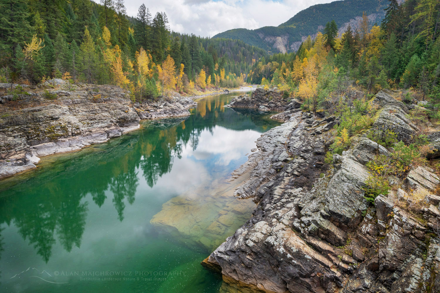 Middle Fork Flathead River Glacier National Park Montana #87340