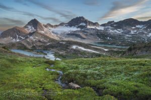 Limestone Lakes Basin. Height of the Rockies Provincial Park British Columbia