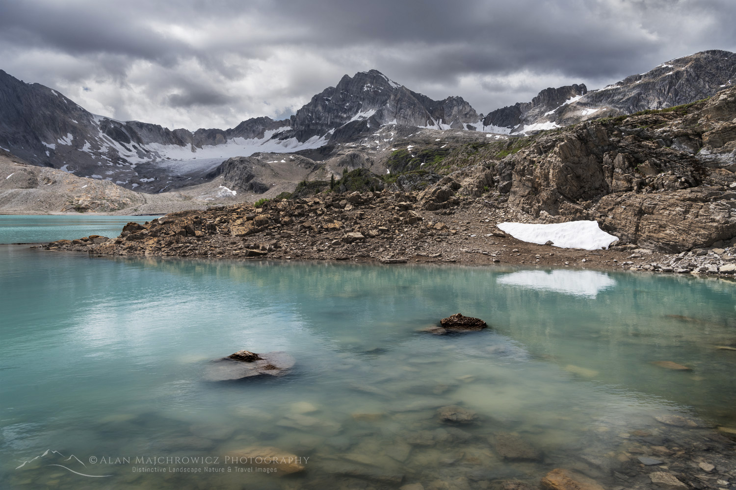 Middle Limestone Lake. Limestone Lakes Height of the Rockies Provincial Park British Columbia