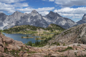 Lower Limestone Lakes. Limestone Lakes Basin. Height of the Rockies Provincial Park British Columbia