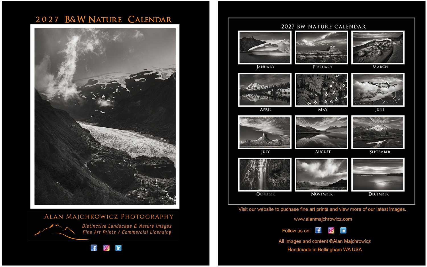 2027 Desktop Nature Calendar. Presented in a CD jewel case, they're perfect for offices, kitchen counters, and nightstands.