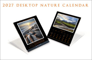 2027 Desktop Nature Calendar. Presented in a CD jewel case, they're perfect for offices, kitchen counters, and nightstands.