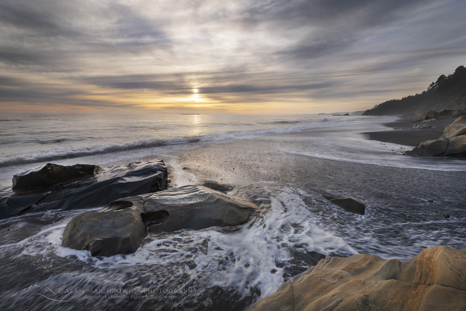 Olympic National Park sunset at Beach 3, Washington State #88059