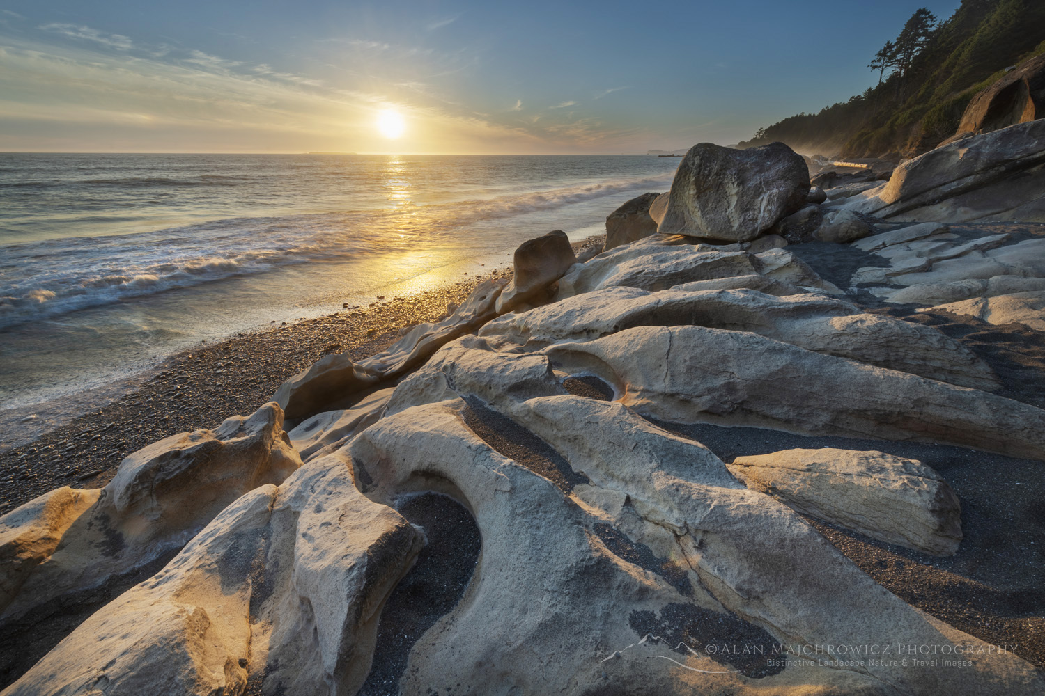 Olympic National Park sunset at Beach 3, Washington State #88078
