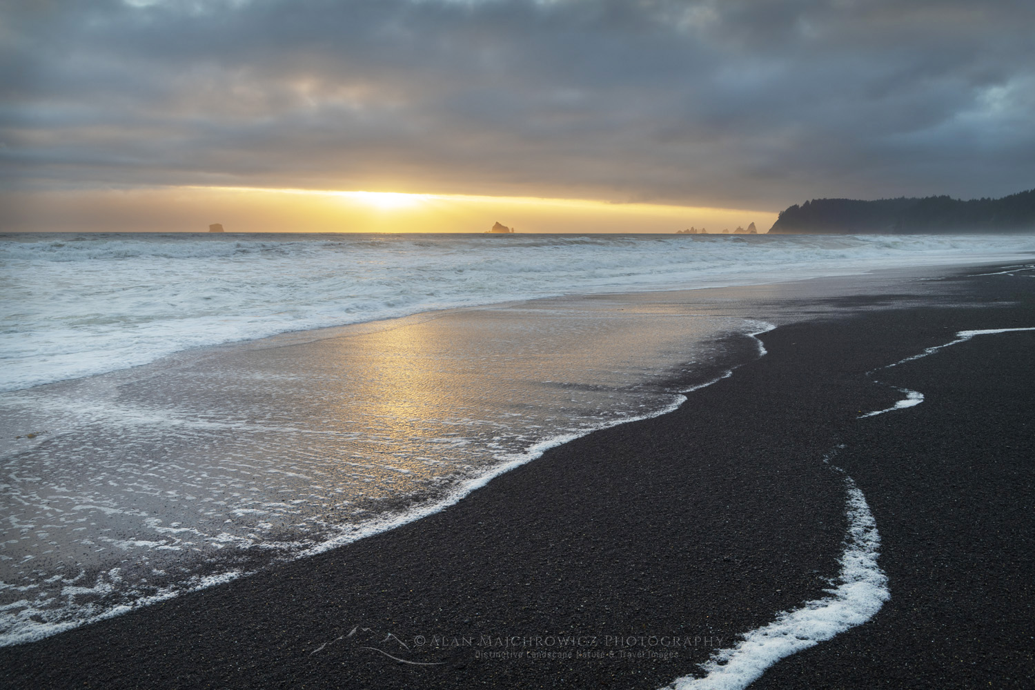 Rialto Beach Sunset. Olympic National Park, Washington #88179