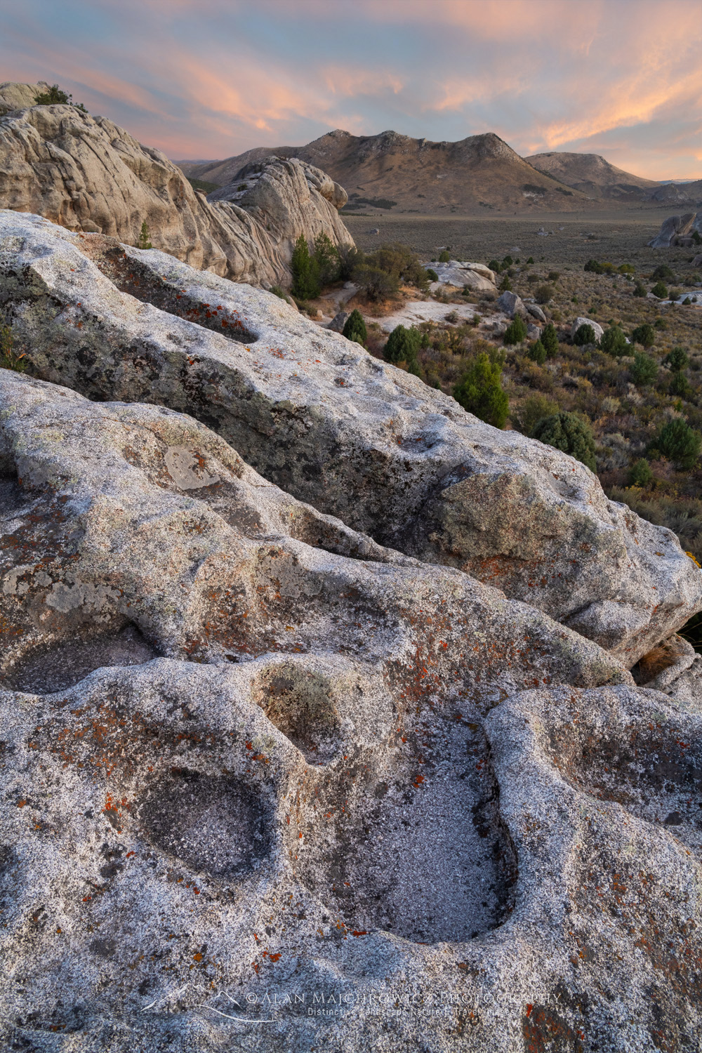 Eroded granite, City of Rocks National Reserve, Idaho #84381