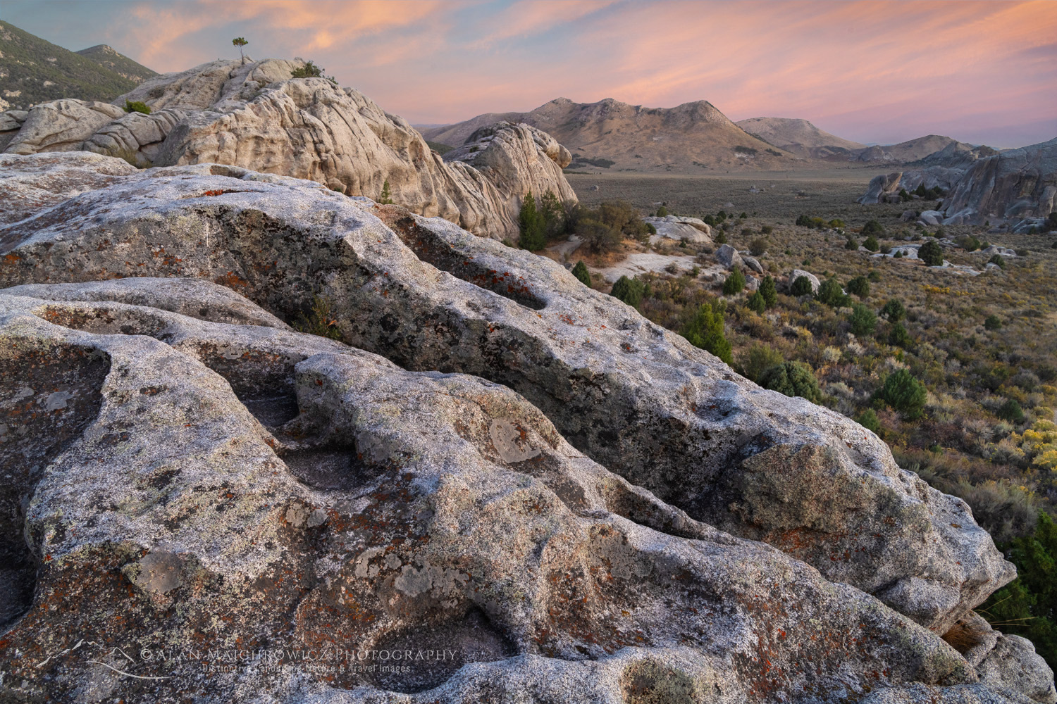 Eroded granite, City of Rocks National Reserve, Idaho #84384