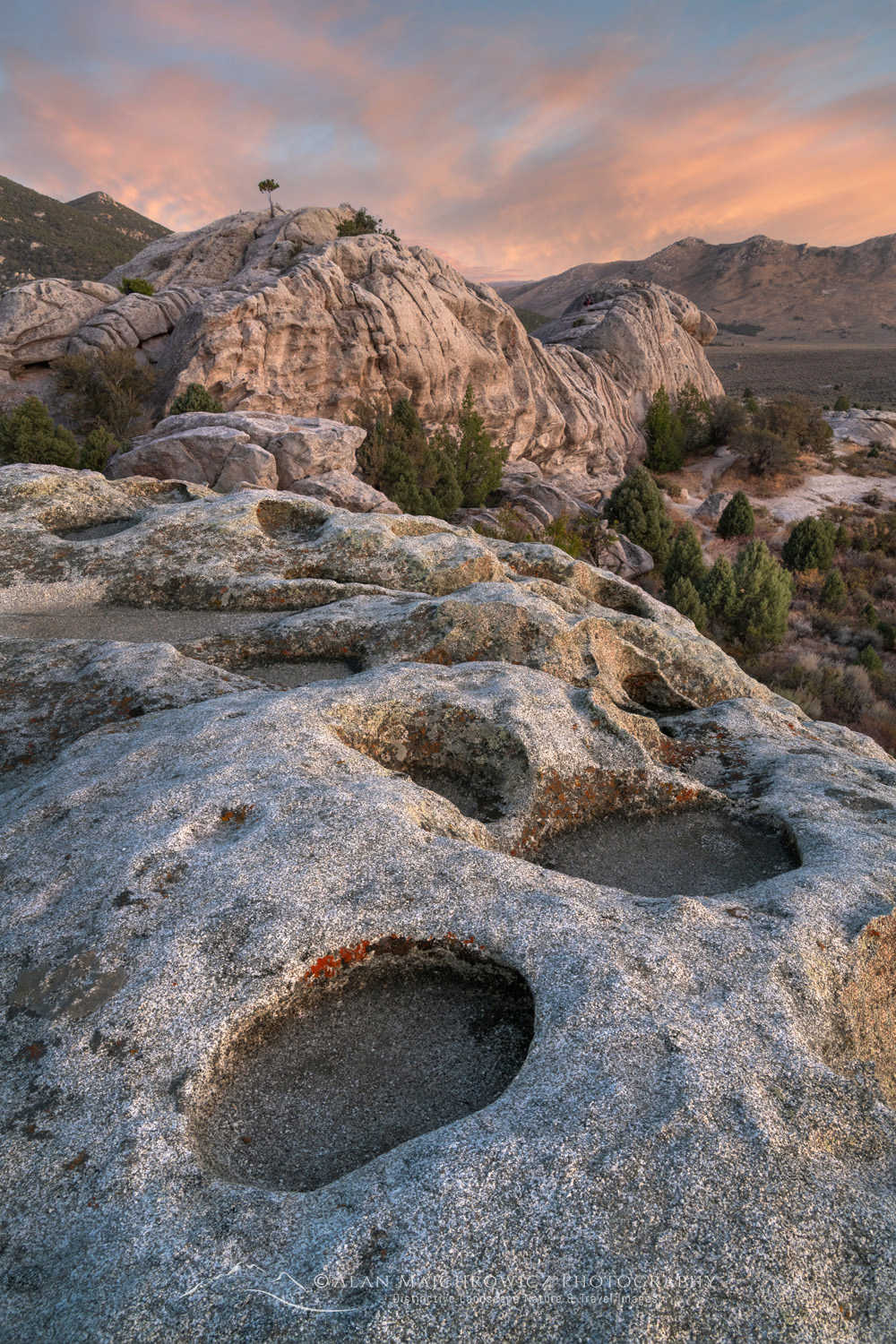 Eroded granite, City of Rocks National Reserve, Idaho #84387