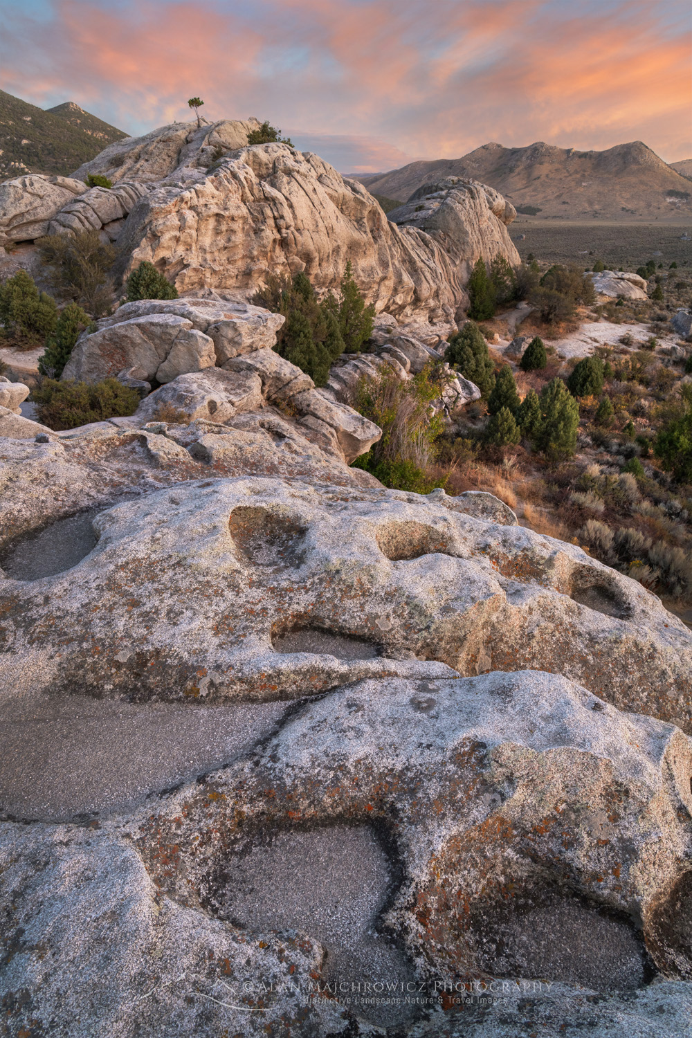 Eroded granite, City of Rocks National Reserve, Idaho #84390