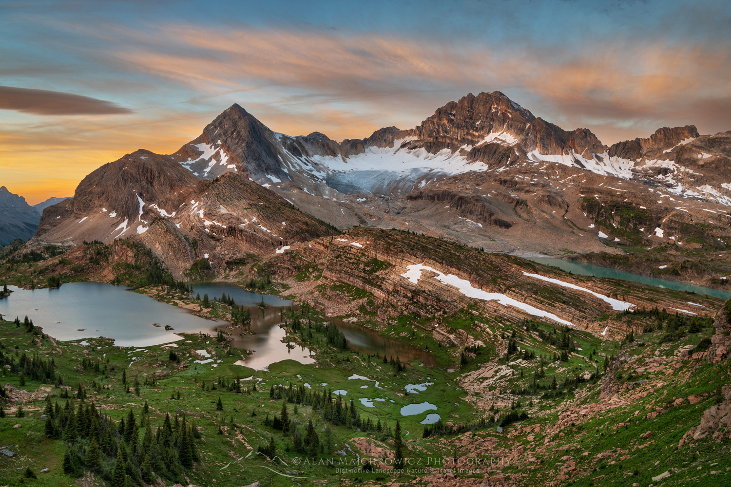 Limestone Lakes basin, Height of the Rockies Provincial Park British Columbia #86593