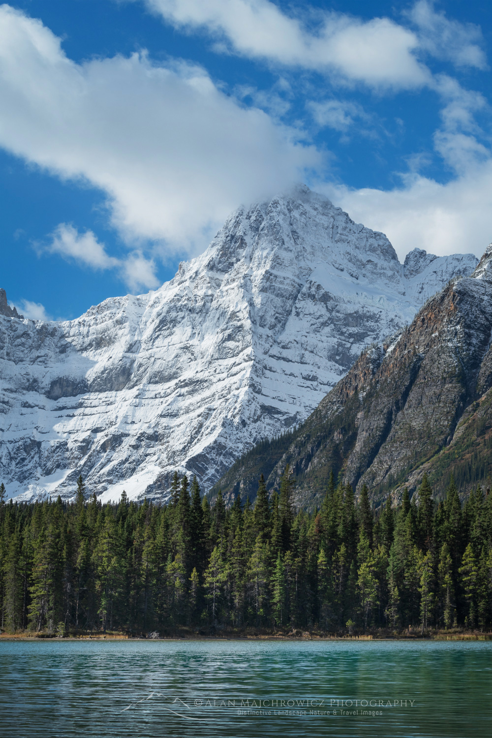 Howse Peak after fresh snowfall. Banff National Park, Alberta, Canada #88957