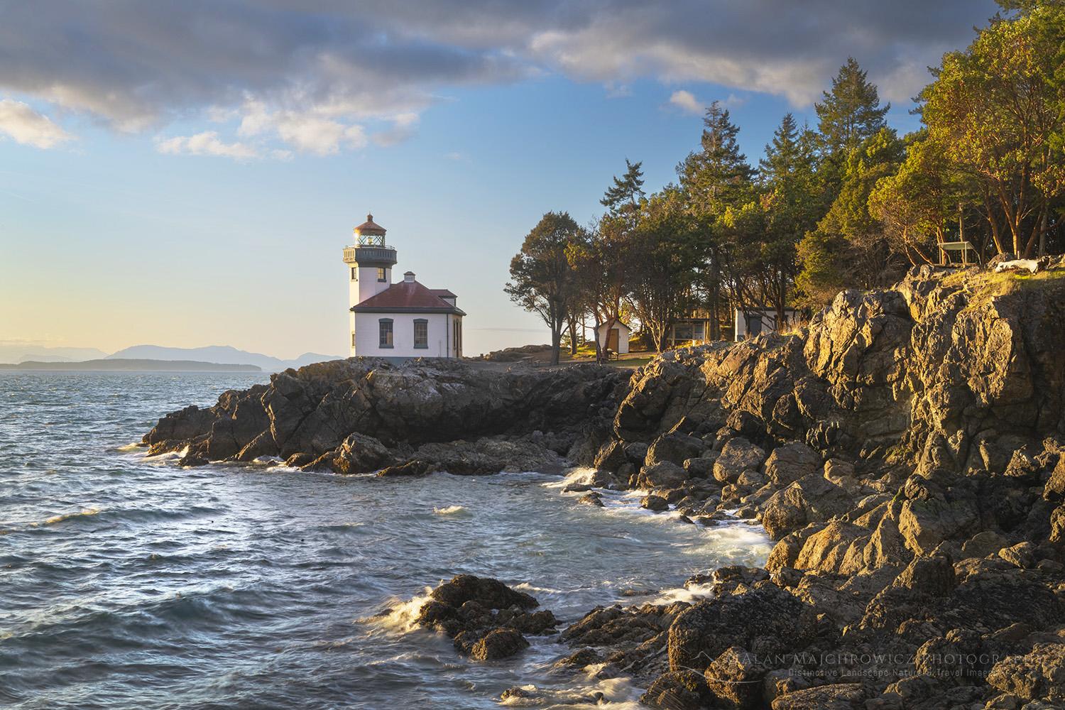 Lime Kiln Lighthouse at Lime Kiln Point State Park San Juan Island Washington #79278