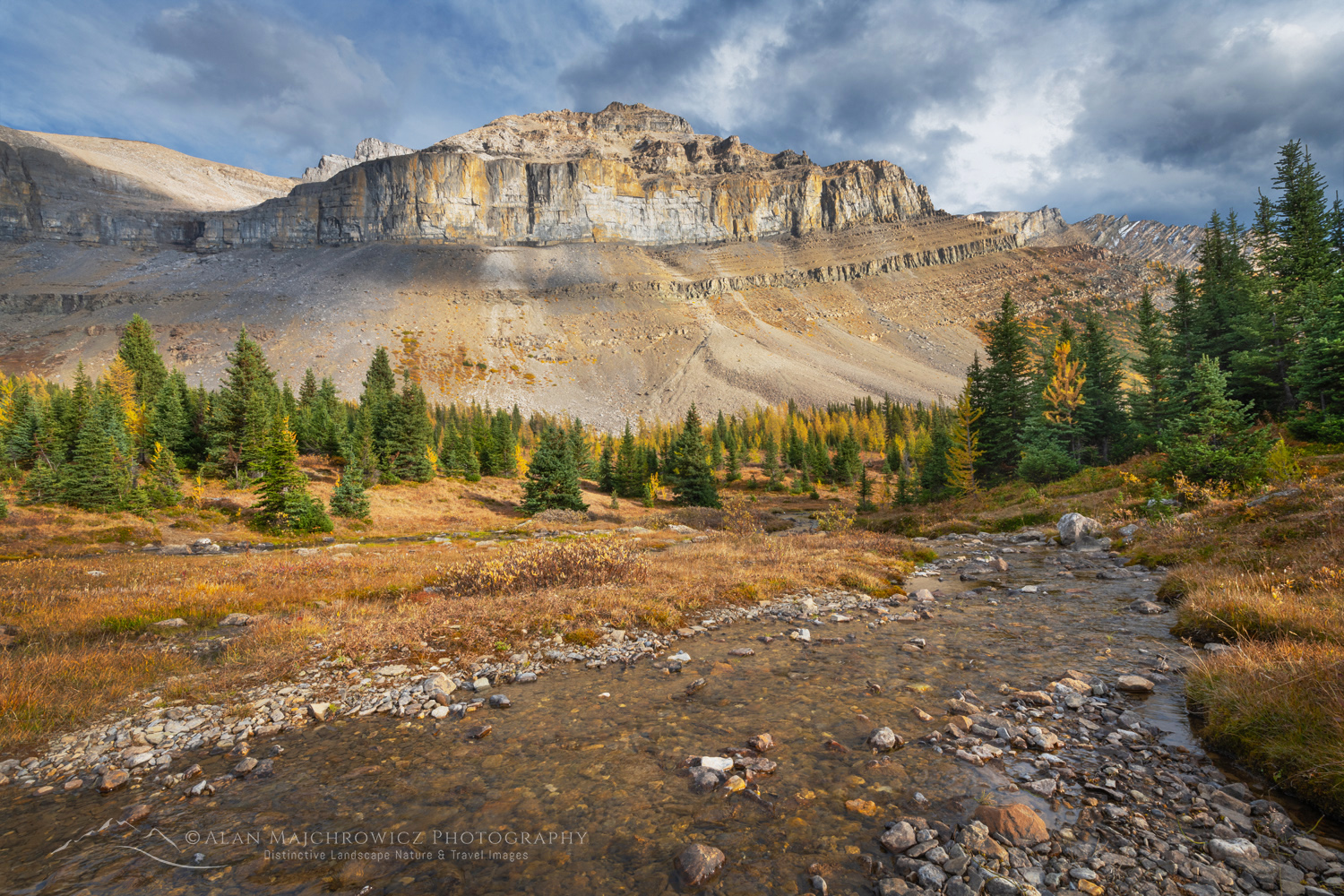 Redoubt Mountain and Corral Creek. Banff National Park, Alberta, Canada #88537